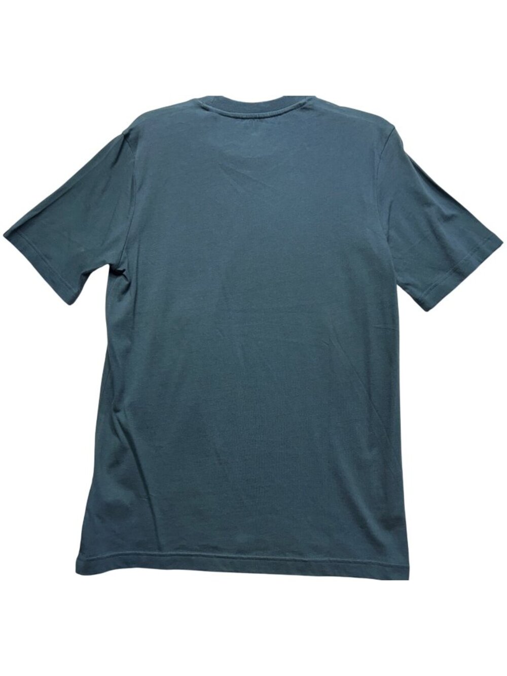 Adidas Mens Small Blue Graphic Logo T-Shirt With Tags Crew Neck w FLAW - Picture 2 of 12